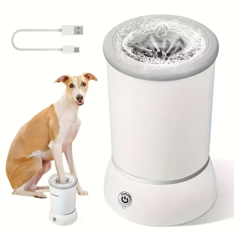 Pet Feet Washer Electrical Pet Paw Cleaner Automatic Pet Foot Cleaning Cup Portable Quick Low Noise Dog Cat Paw Cleaner - Image 8