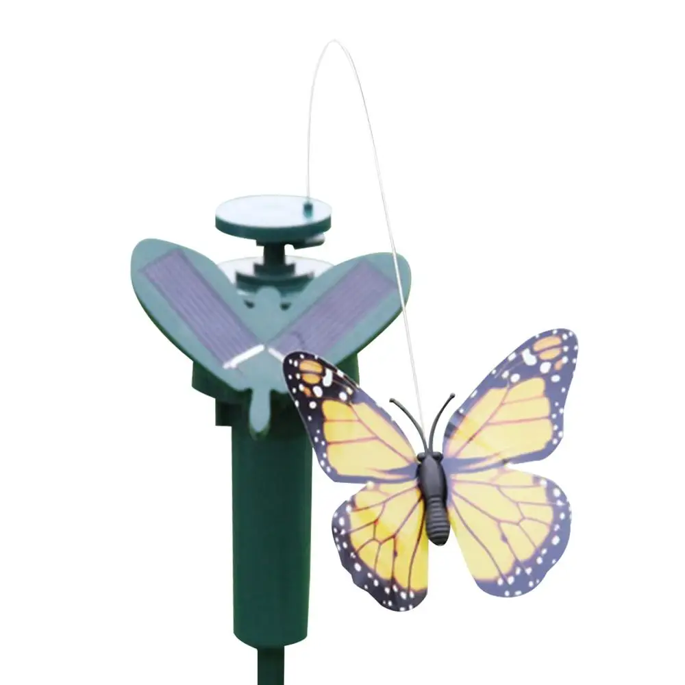 Solar Fluttering Hummingbird Feather Wings and Tail Flying Hummingbird Toy Funny Solar or Battery Powered Toy Wobble Fluttering - Image 2